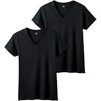 Amazon | [グンゼ] Tシャツ 半袖 Vネック YG 綿100 YV0015V